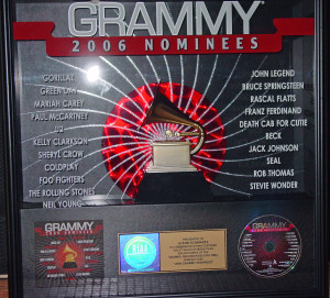 grammy plaque